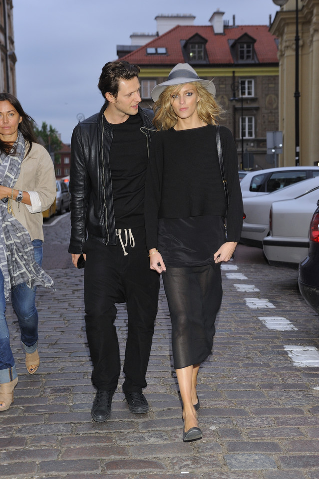 Anja Rubik i Sasha Knezevic