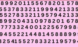 TEST na spostrzegawczość. Znajdziesz trzy szóstki? Tylko geniusz to potrafi!