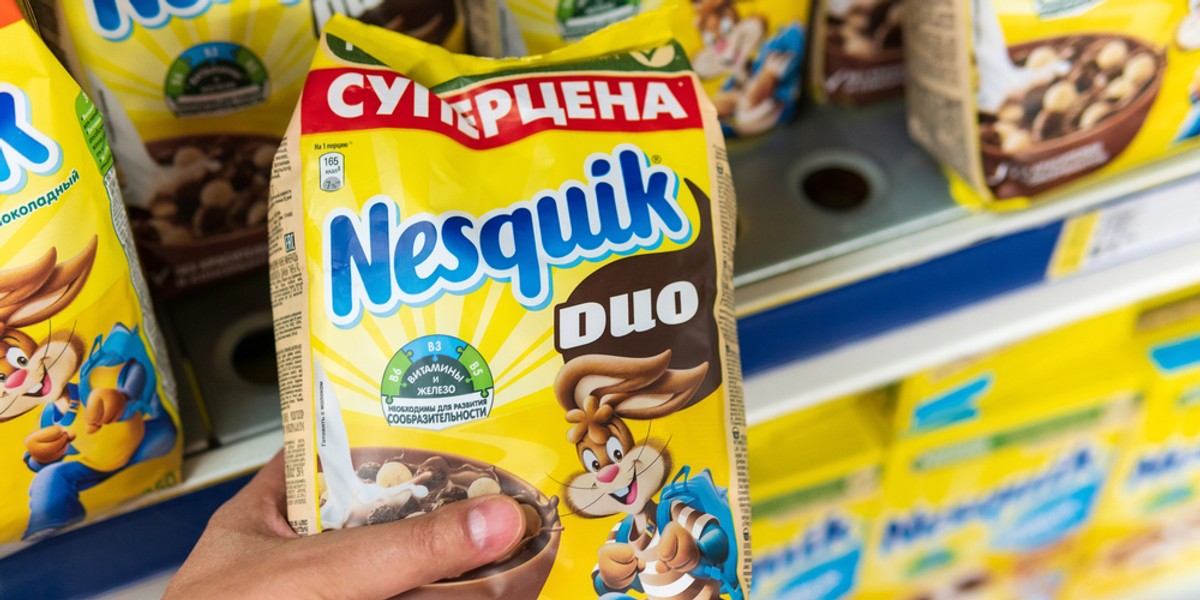 Nestlé nie będzie już dostarczać do Rosji m.in. płatków Nesquik