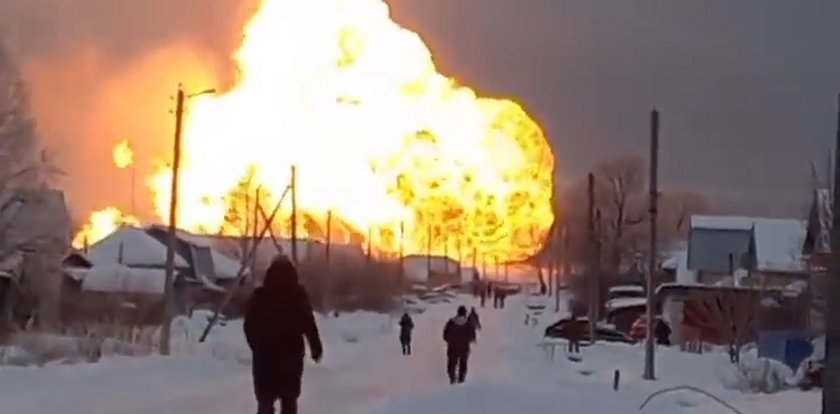 Potężny wybuch gazociągu w Rosji! Są ofiary śmiertelne