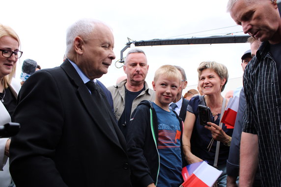 Jarosław Kaczyński w Stawiskach