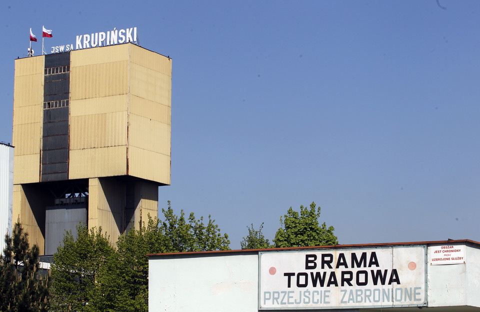 Kopalnia "Krupiński" w Suszcu, fot. PAP/Andrzej Grygiel