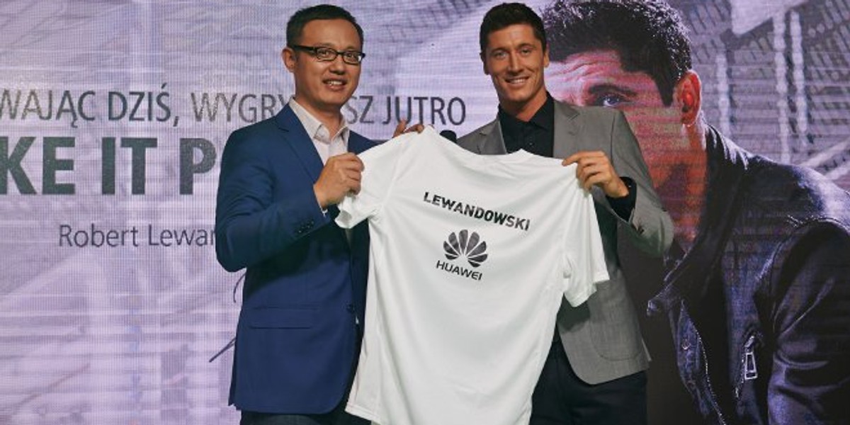 Robert Lewandowski został ambasadorem marki Huawei