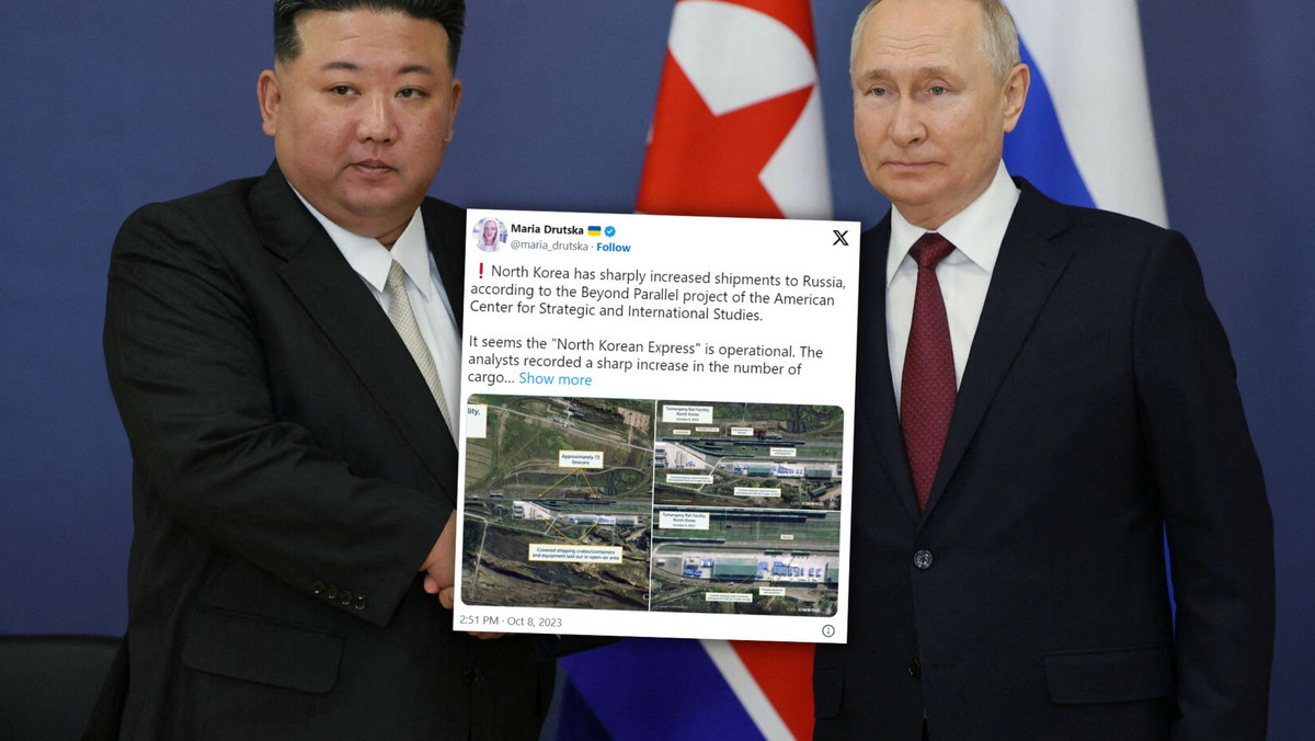 Ruch na granicy Rosji i Korei Północnej. Zdjęcia nie pozostawiają wątpliwości