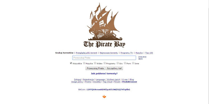 Strona The Pirate Bay funkcjonuje już na nowej domenie.