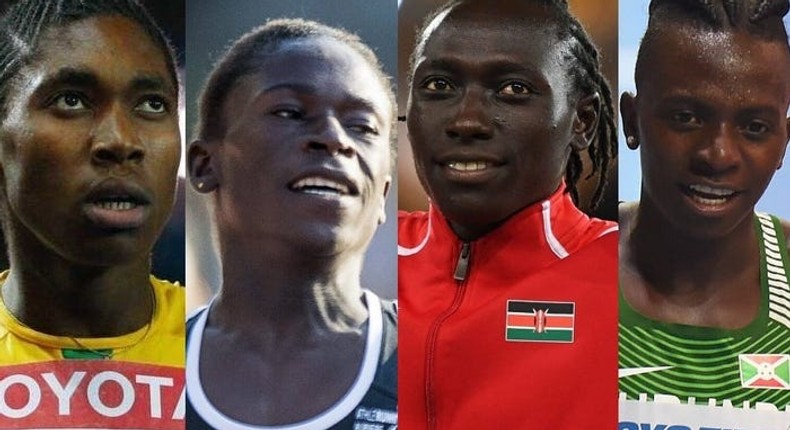 Caster Semenya, Aminatou Seyni, Margaret Wambui, and Francine Niyonsaba have all been blocked from competing in their preferred Olympic events