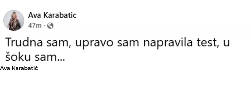 Trudna Ava Karabatić