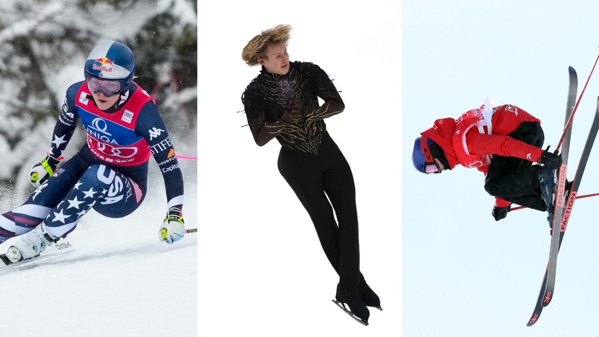 Lindzi Von, Ilja Maljinjin i Ejlen Gu | Foto: Getty Images