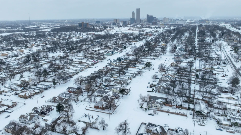 Snežna oluja u Americi - Tulsa, Oklahoma, 24. januara