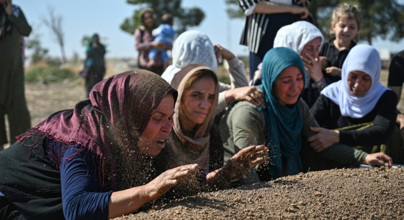 Neighbourhood chief Halil Yagmur was killed in a mortar attack in Suruc, Turkey, near the northern Syria border