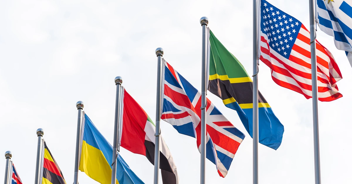 Quiz. Geografia dla wszystkich. Dopasuj flagi do państw. Do zdobycia jest 10 punktów