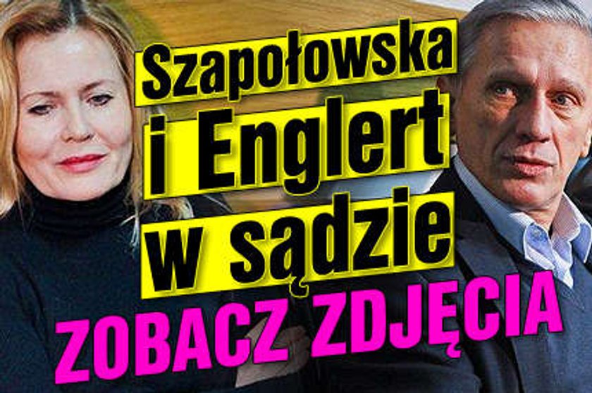 Szapołowska procesuje się z Englertem. Foto