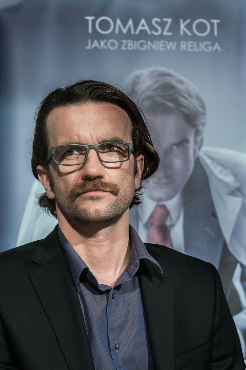 Rolę Zbigniewa Religi w filmie "Bogowie" zagrał Tomasz Kot