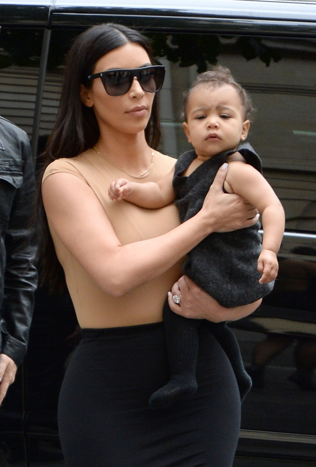 Kim Kardashian z córeczką North