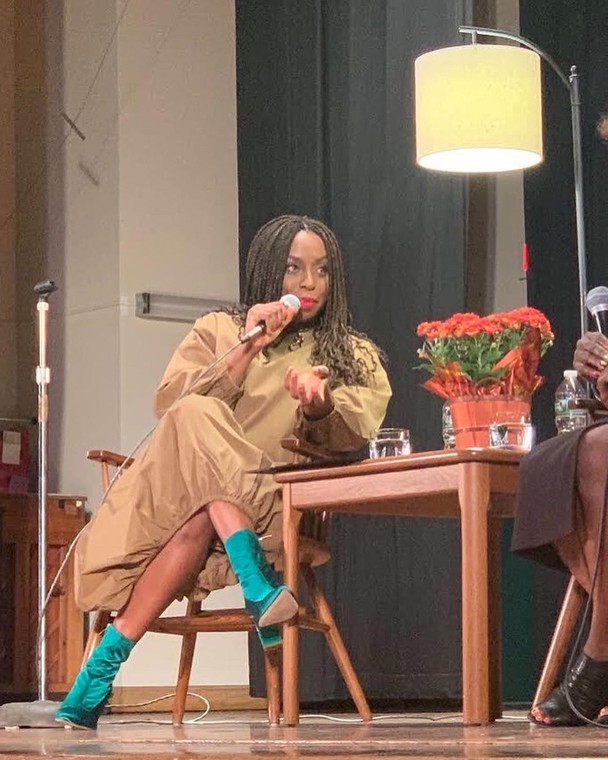 Chimamanda Adichie says she won't shut up as she continues to advocate for feminism globally. [Instagram/ChimamandaAdichie]