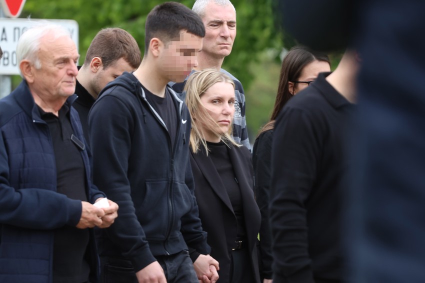 Sahrana Saše Katančića Novo Groblje