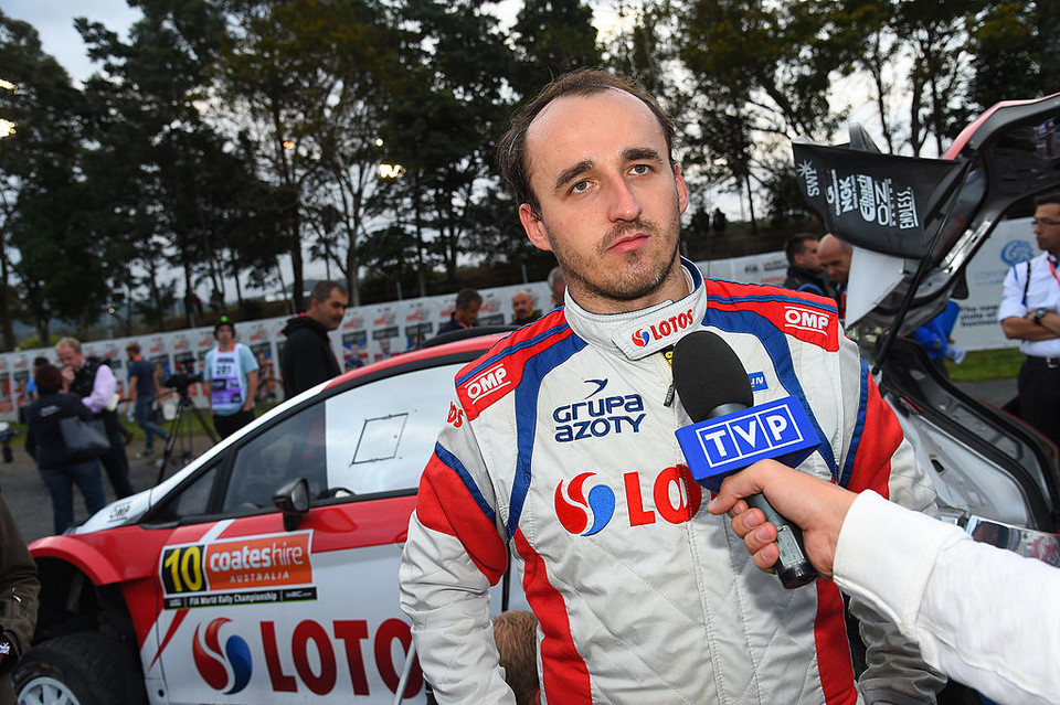 Robert Kubica w 2014 roku podczas WRC Australia