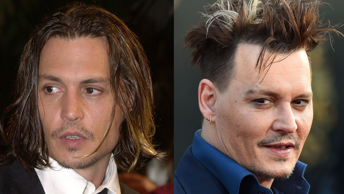 Johnny Depp kiedyś i dziś