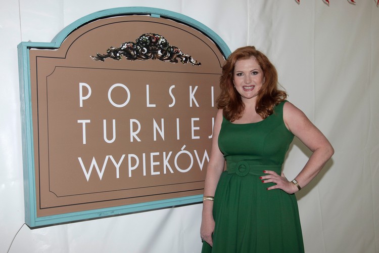 Marta Grycan na planie programu 'Polski turniej wypieków'
