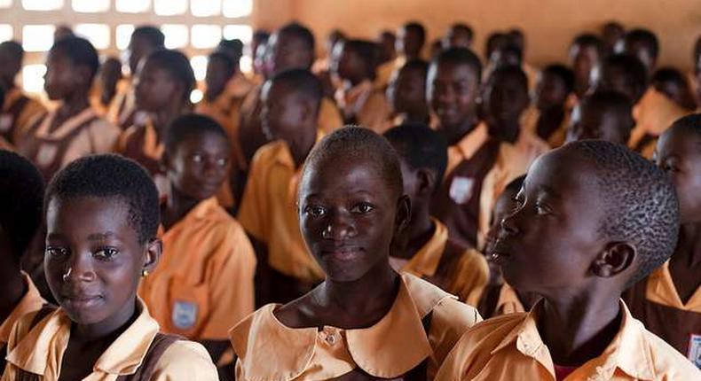 School pupils in Ghana