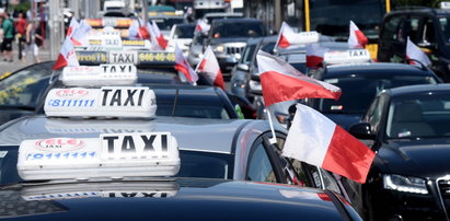 Protest taksówkarzy w Warszawie. Uwaga na utrudnienia!