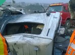 Tragic scene as family of 8 perish in Sienna car accident in Imo
