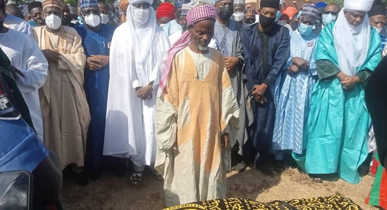 Sani, Dangote's brother buried in Kano. [21stcenturychronicle]