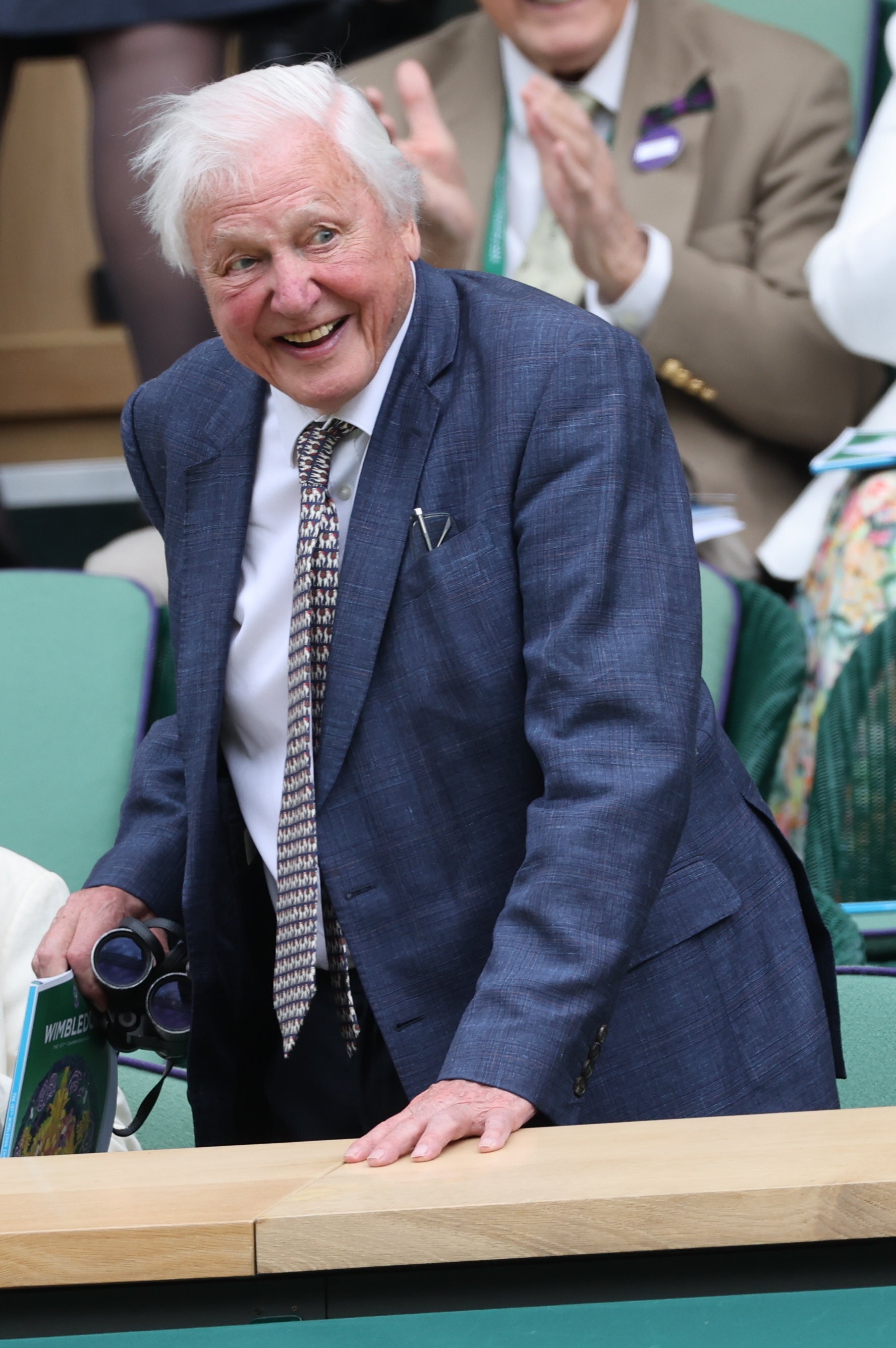 Britský prírodovedec a moderátor David Attenborough.