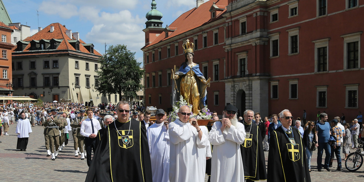 Boże Ciało w Warszawie.