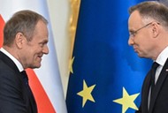 Donald Tusk i Andrzej Duda