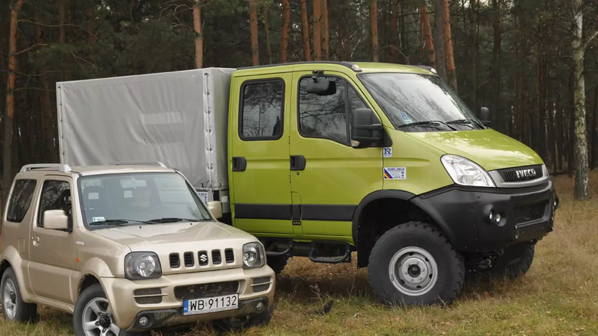 Suzuki Jimny kontra Iveco Daily 4x4: czy duży może więcej?