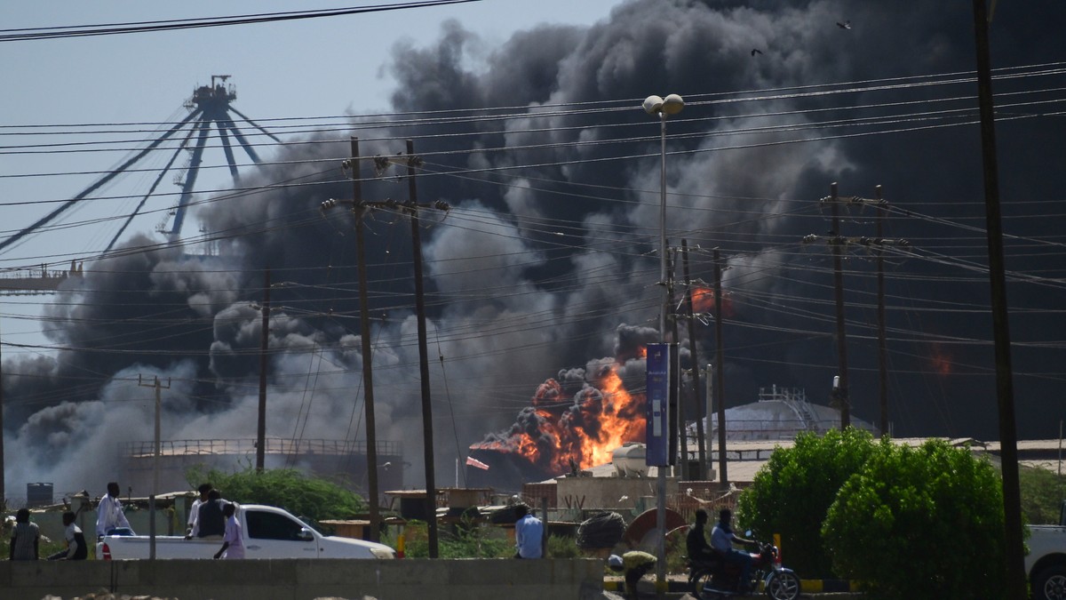 Dim nakon napada dronovima paravojnih snaga RSF na Port Sudan