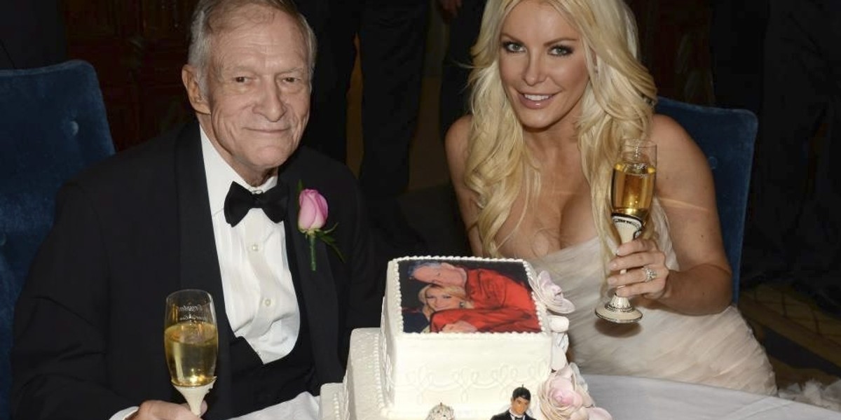 Hugh Hefner i Crystal Harris