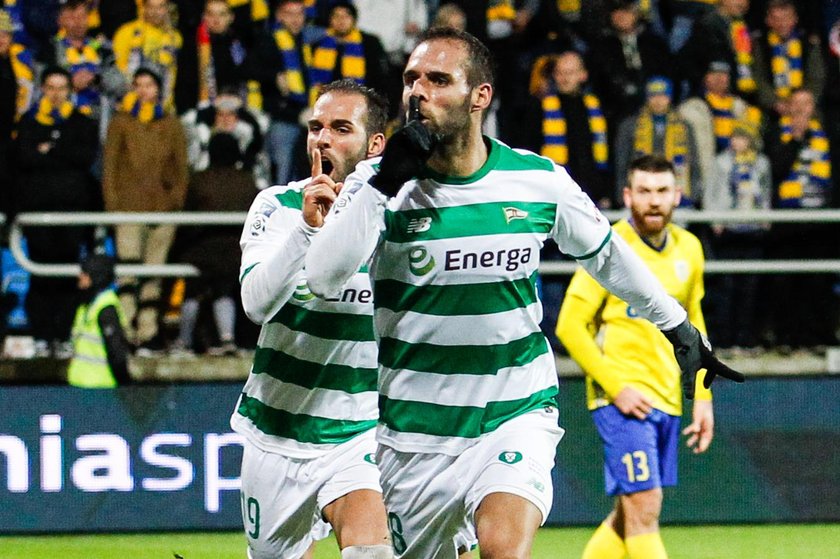 Pilka nozna. Ekstraklasa. Arka Gdynia - Lechia Gdansk. 03.11.2017