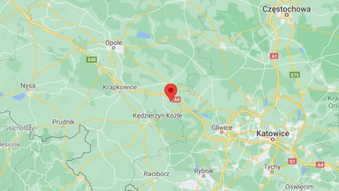 Trzy ciężarówki zderzyły się na autostradzie A4. Akcja LPR