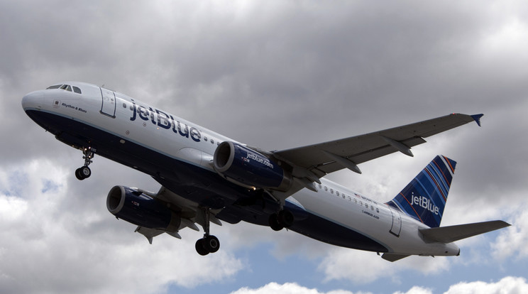 Az eset a JetBlue egyik járatának fedélzetén történt / Fotó: Getty Images