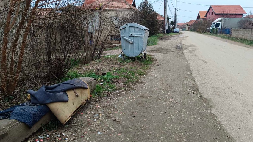 Kontejner u kom je nađena beba