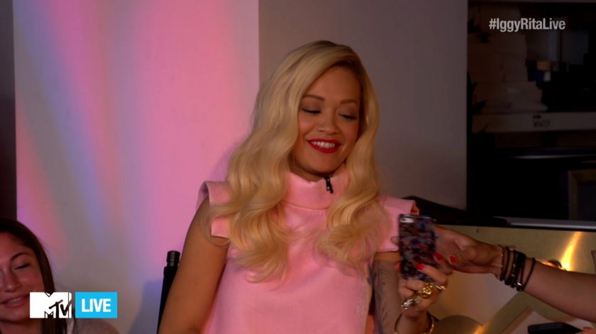 Rita Ora w programie "Live from MTV"