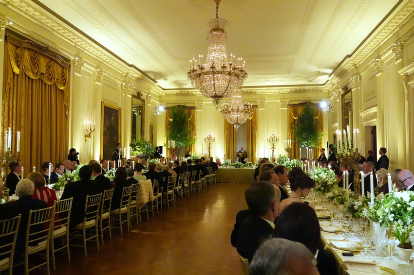 Govor kralja Čarlsa tokom večere u Beloj kući