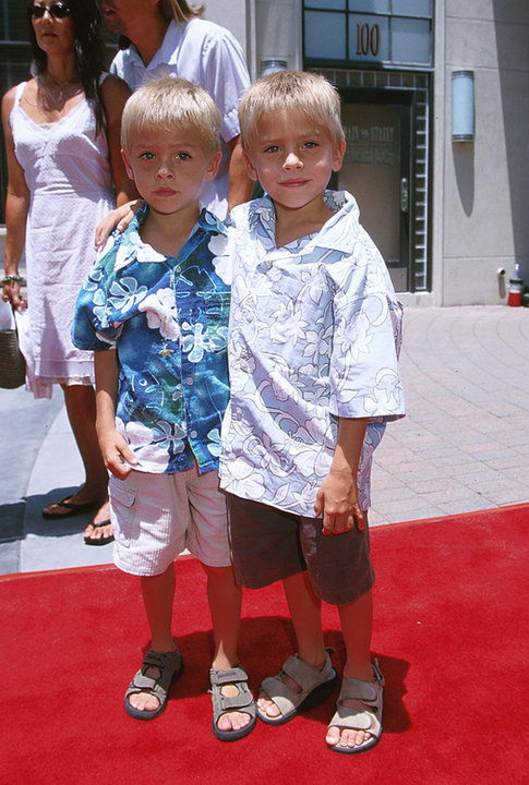 Dylan Thomas Sprouse i Cole Mitchell Sprouse jako nastolatki