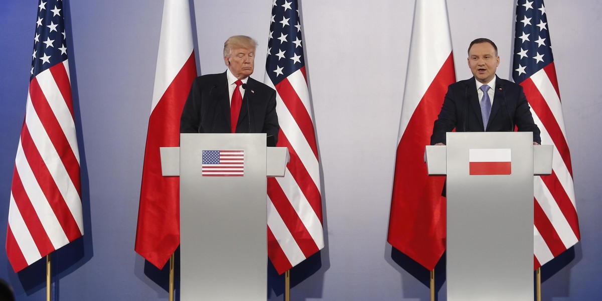 Wizyta Donalda Trumpa w Warszawie. Zobacz najnowsze zdjęcia