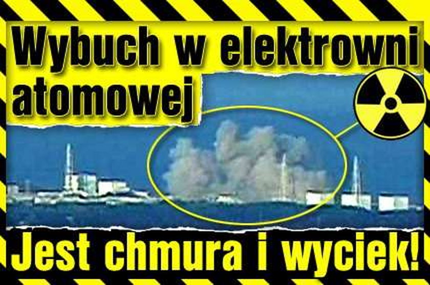 Wybuch w elektrowni atomowej. Jest chmura i wyciek!