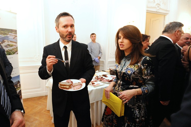 Jarosław Wałęsa z żoną Eweliną