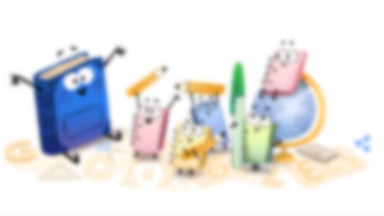 Pierwszy dzień szkoły 2018 - Google doodle