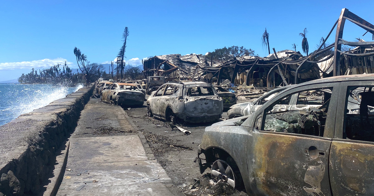 Efectos trágicos del fuego en Hawai.  El número de víctimas va en aumento