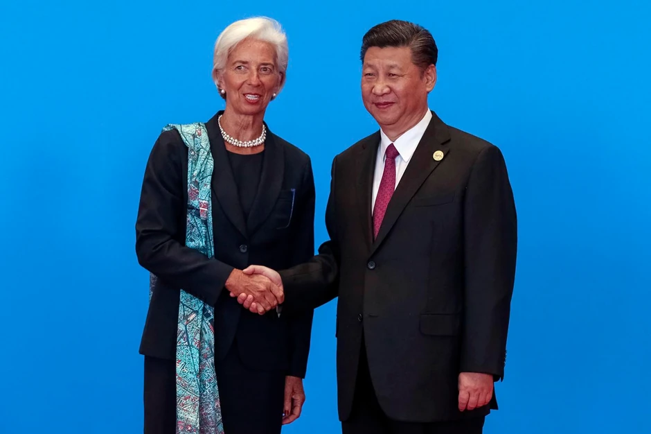 Šefica MMF Kristin Lagard sa kineskim predsednikom Si Đinpingom