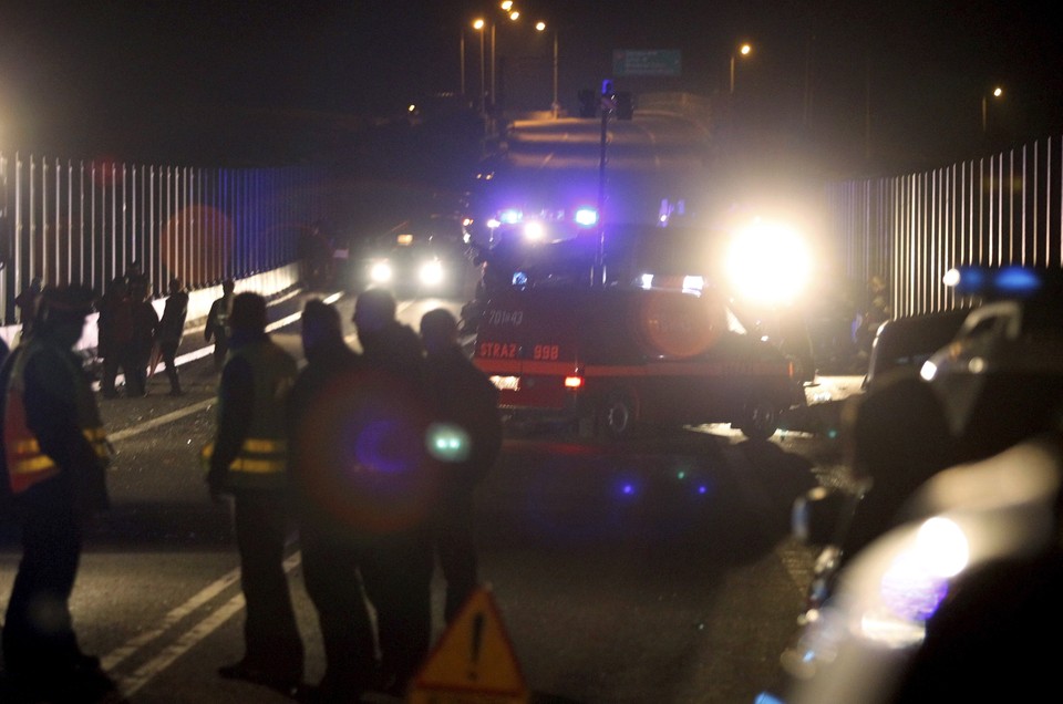 PRZYBĘDZA TRAGICZNY WYPADEK BUSA