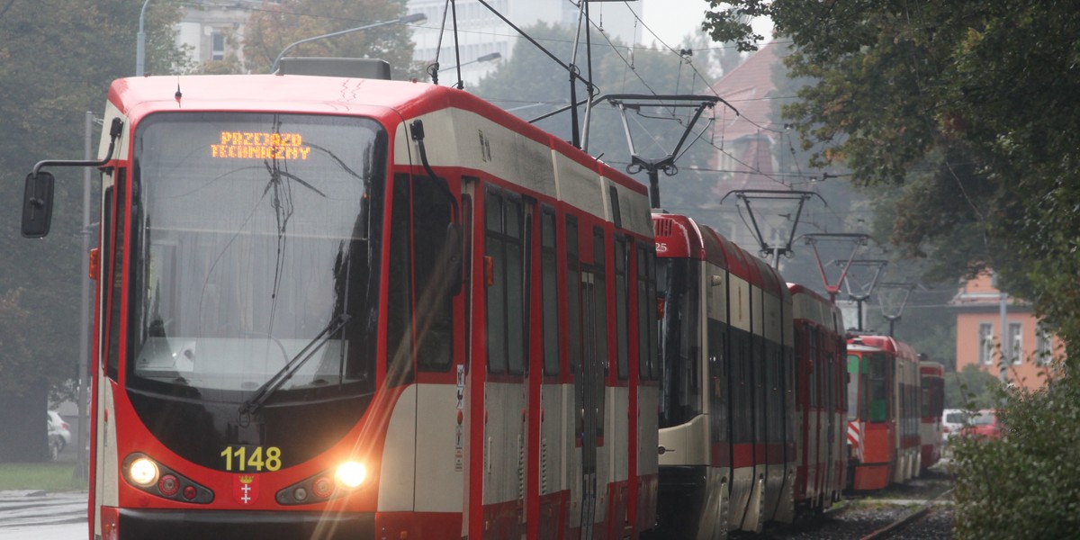 Awaria tramwajów w Gdańsku