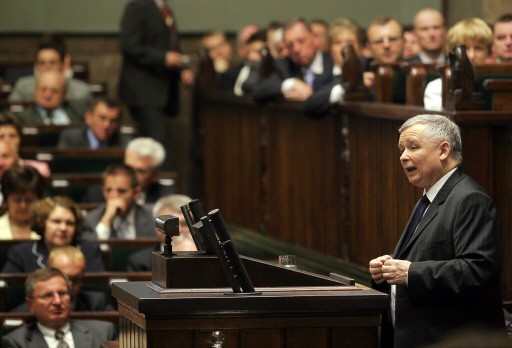 POLAND-PARLIAMENT-KACZYNSKI