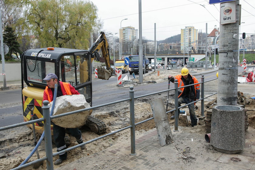 Przebudowa skrzyżowania w centrum Gdyni